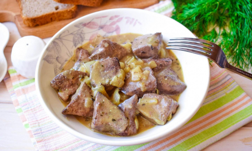 Как вкусно потушить печень